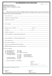 jia membership form